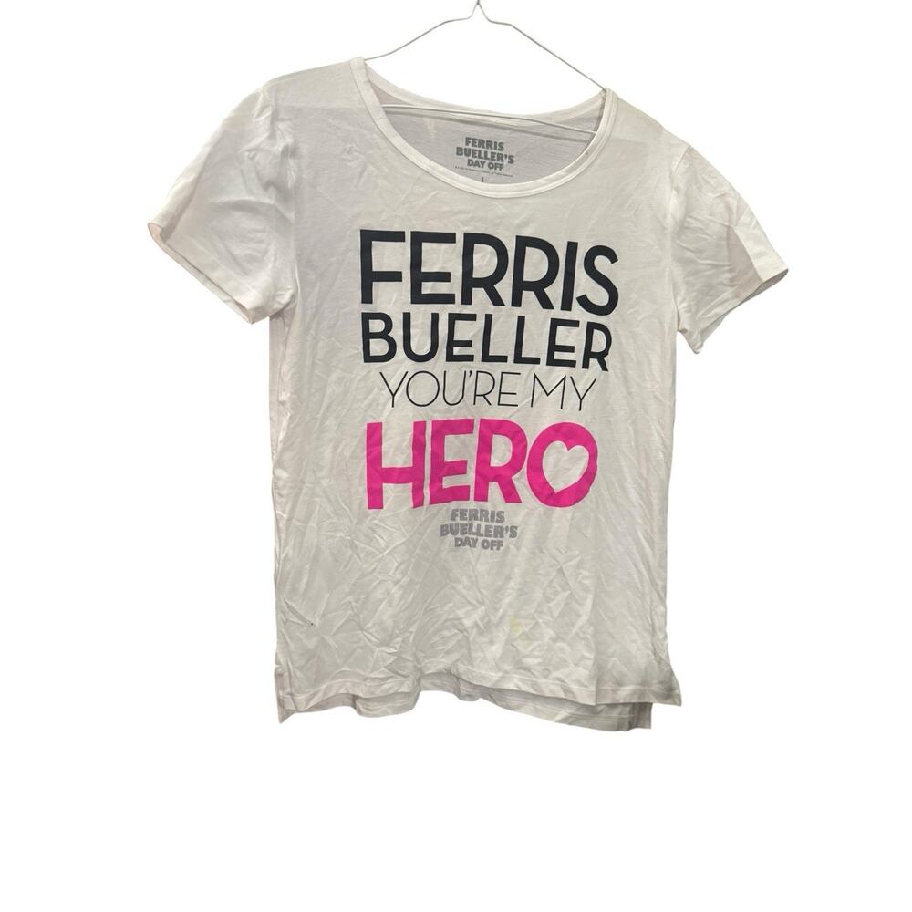 Ferris Bueller’s Day Off Your My Hero Womans Graphic T Shirt Large